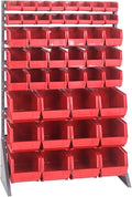 Quantum Storage Systems Double Rail Hanging Unit W/92 RED Bins