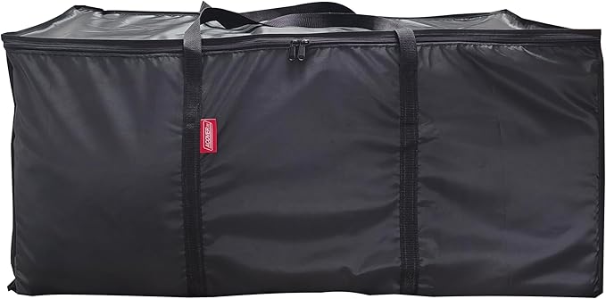 Large Moving Bags 4 Pack Black Heavy Duty Totes For Storage, Wrap Around Handles, Storage Bags for Space Saving,