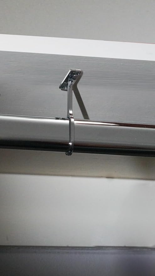 Oval Closet Rod - 94" - Chrome - 5 Pack (4, Middle Support w/Screws)