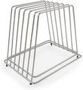 Commercial Cutting Board Rack, Fits 1" Thick Baking Pans and Sheets for Organizer - NSF Stainless Steel, Holds 6 Boards
