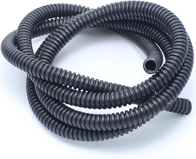 ESUPPORT 1 Inch 20 Feet Split Loom Wire Flexible Tubing Conduit Hose | Flexible Wires Covers Cable Cord Protectors Cords Management for Automotive Car Home Office Industrial