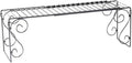 Expandable Over-the-Sink Metal Shelf - Adjustable 1-Shelf Storage for Kitchen, Bathroom & Pantry - 24.5" to 40.75" Adjustable Width, 8.5" Height
