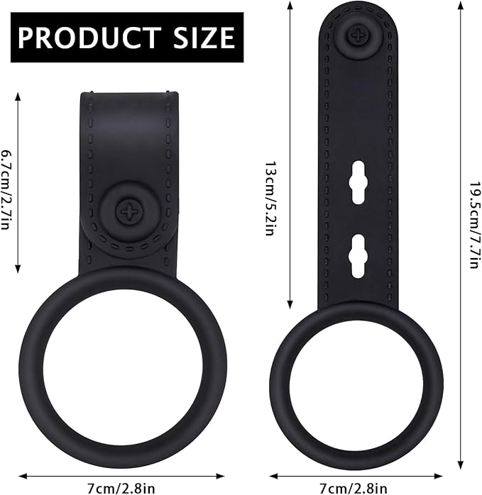 4 Pack Silicone Kitchen Towel Holder – Soft & Waterproof Bathroom and Dish Towel Holder, Towel Clips for Kitchen, Cabinet, Stove, Oven Handle or Rods (Black, Non-Slip & Heat Resistant)