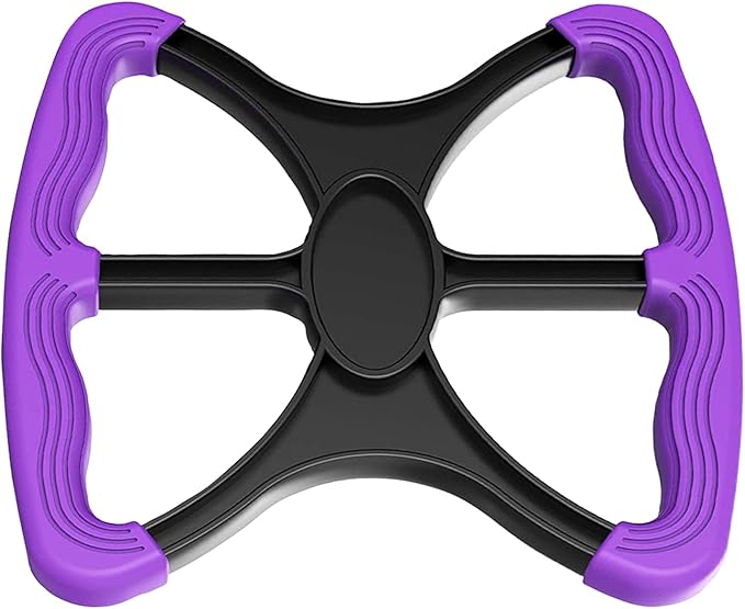 Yuhoo Lift Assists Standing Aid-Handicap Bar with No-Slip Grip Handles, Contact Free Grip Lift Assist Foot Standing Mobility Aid, Portable Help Seniors Handicapped Transfer Assistant(Purple)