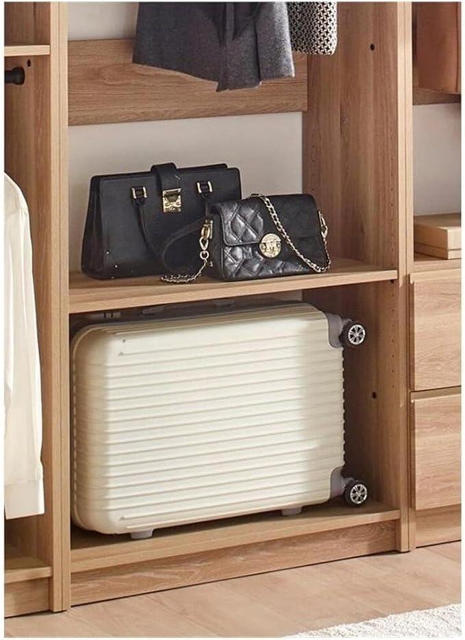 Maykoosh Closet System Organizer - Customizable Walk-in Wardrobe Storage Oak/Model ABCD 4 Closet