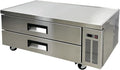 Commercial Chef Base Refrigerator, ETL Fridge Cooler, 60" W 2 Drawer