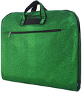 NGIL Glitter Travel Hanging Garment Bag (Glitter-Green) | Garment Bag for Girls, Cheer Travel Bag, Dance Competition Bag, Cheer Dance Competition, Beauty Pageant