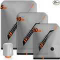 Vacbird Rechargeable Wireless Pump Travel Storage Bags Set - 25 Pack Portable Space Saver Bags for Travel & Home - Vacuum Compression Packing Seal for Clothes, Blankets, Seasonal Storage