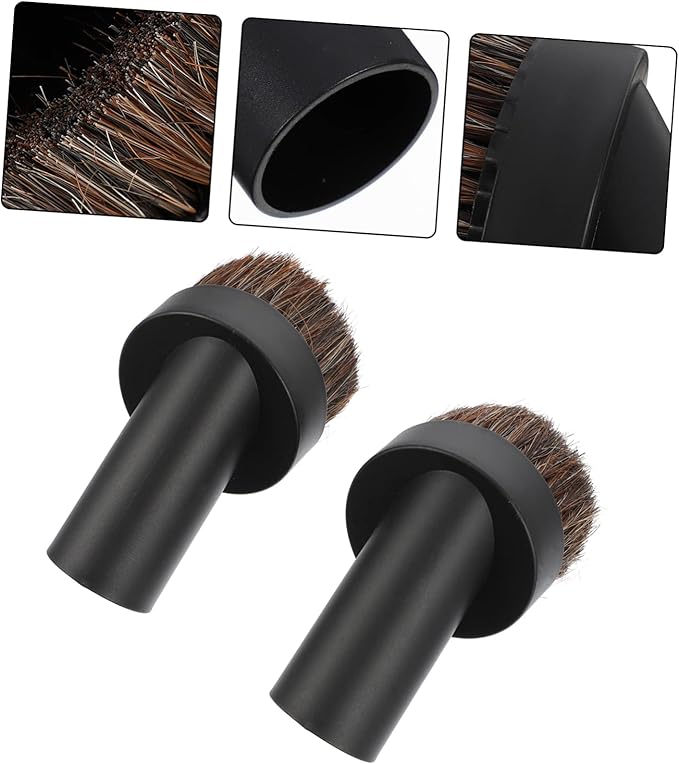 Zerodeko 6pcs Easy Attach Detach Vacuum Brush Nozzle for Hardwood Tile Upholstery Cleaning