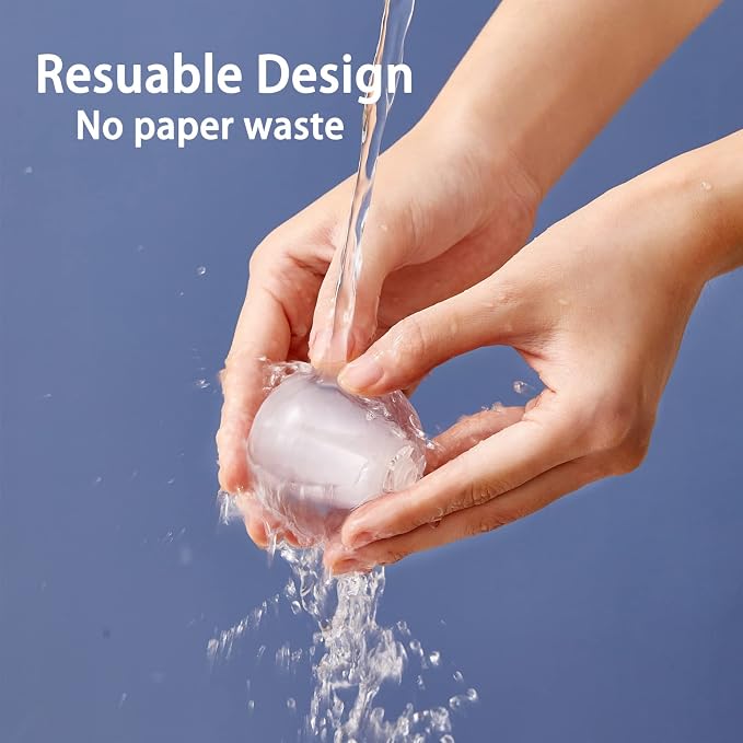 Washable Reusable Gel Lint Roller for Pet Hair | Tecogue Portable Dog Cat Pet Hair Remover for Clothes, Laundries, Sticky Cleaner, Dust Fuzz Fur for Travel Household (White)