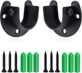Rise age 1-3/8 Inch Closet Rod Brackets, Closet Rod Holders with Screws | Heavy Duty, Stainless Steel, Easy Installation, Pole Holder, Rod Support Bracket, Curtain Rod Holders, 2 Pcs