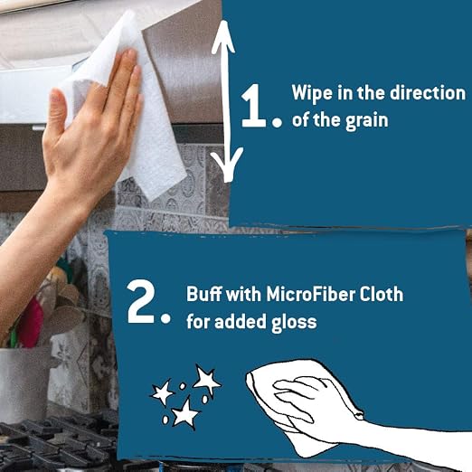 Tub O' Towels Heavy Duty Stainless Steel Wipes TW40-SS – 40 Count Multi Surface Cleaning Wipes for Appliances, Metal & Kitchen Surfaces