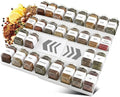ALCOVA Expandable Spice Drawer Organizer 9-18" White (Jars Not Included) | Expandable Spice Drawer Organizer, Spice Rack, Seasoning Organizer
