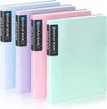 4 Pack Art Portfolios 9"x12", 40 Pockets Large Portfolio Folder Display | 80 Pages,Heavy Duty Art Portfolio Folder with Clear Sheet Protectors, Presentation Book for Artwork Document Organizer Binder