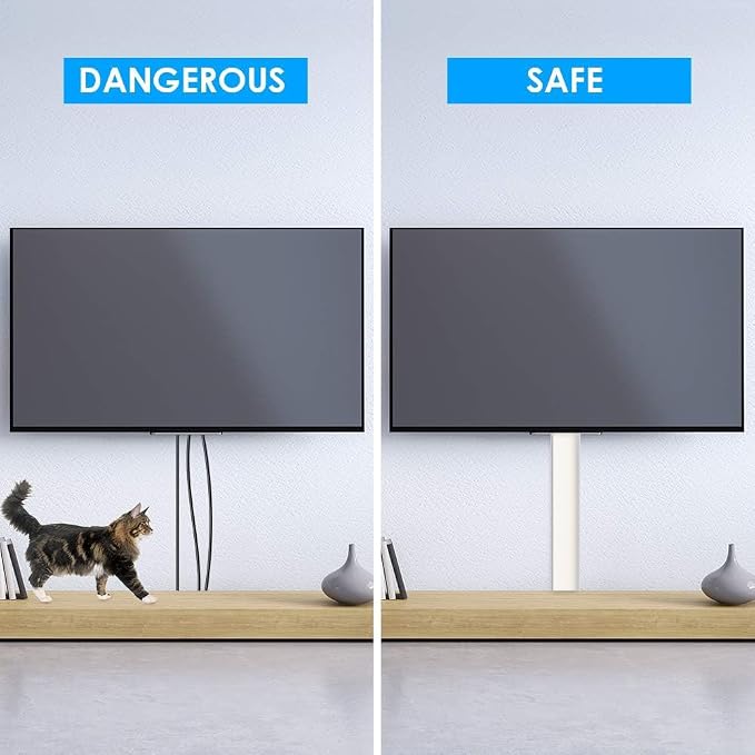47in XX-Large Beige Cord Hider Wall Mounted TV, Pre-drilled Cord Cover, Wire Hiders for TV on Wall, Paintable Cable Cover, W2.36in H0.75in