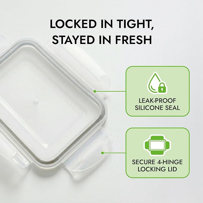 carrotez 3.0 Cup Produce Saver Container for Fridge with Colander - 700ml | Airtight Fruit & Vegetable Storage Bin, Removable Strainer Basket, BPA-Free, Stackable, White Colander