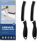 Cleangor Crevice Cleaning Brushes, Cleaner Scrub Brush Tool for Hard to Reach Tight Space, Home Essentials, Cleaning Supplies for Shower, Bathroom, Kitchen, Toilet, Window
