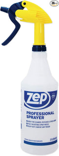 Zep Professional Sprayer Bottle - 32 oz (Case of 36) - HDPRO36 - Versatile Adjustable Nozzle Spray Bottles With A Fine Mist or Powerful Spray; Refillable Spray Bottle For Diluted Concentrate, Chemical Solutions And More
