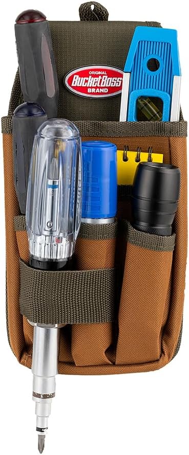 Bucket Boss - Utility Pouch with FlapFit, Pouches - Original Series (54170), Brown