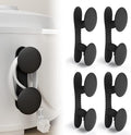 Cord Organizer for Appliances, Cord Holder Cord Wrapper Kitchen Gadgets Cord Organizer Stick On Kitchen Appliances, Mixer, Air Fryer, Coffee Maker, Multifunctional Adhesive Wall Hooks (4Black)