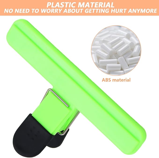 12Pack Large Chip,ULIFESTAR Food Clips,Upgrade Wide Open Bag Clips for Food Storage with Air Tight Seal Grip,Assorted Color(Green 15.3 * 8.6 * 2.5cm/6.02 * 3.39 * 0.98")
