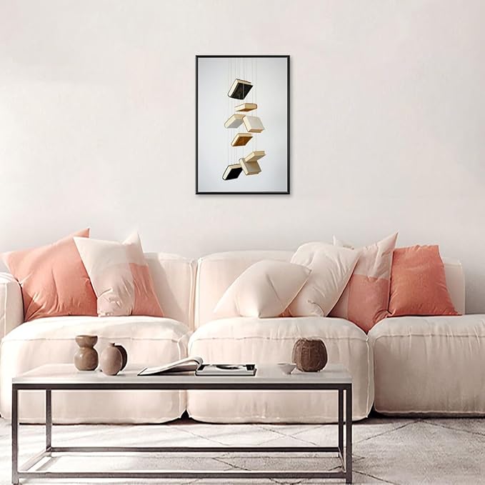 Minimalist Book Art Aesthetic Poster Canvas Wall Art Decoration Living Room Home Decor Bedroom Decoration Poster black framed8x12inch
