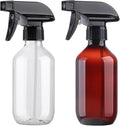 Spray Bottles 2 Pack 10oz Empty Squirt Bottle Plastic Refillable Containers | Fine Mist Water Spray Bottle with Adjustable Nozzle BPA Free Small Spray Bottle for Cleaning, Plants, Pet Training, Hair