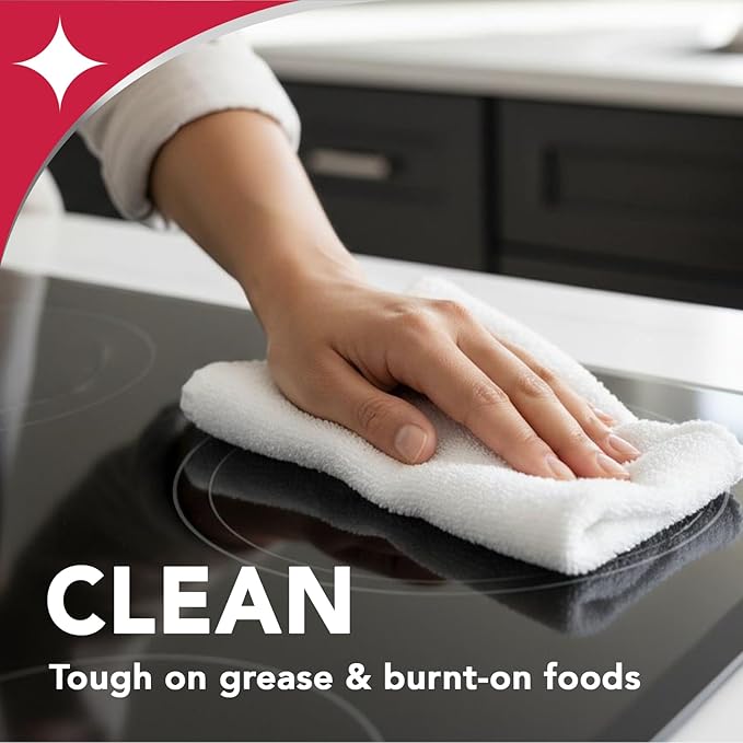 Weiman Stainless Steel Cleaner & Cooktop Daily Cleaner - 12 Ounce - Kitchen Appliance Cleaner Kit