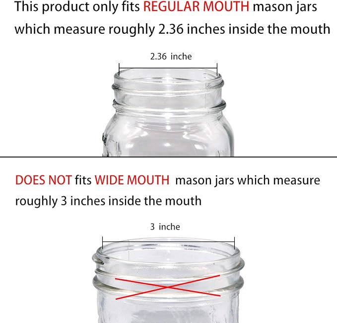 SheeChung 2 Pack Mason Jar Foaming Soap Dispenser Lids for Standard Mouth, Foaming Soap Dispenser Pump Replacement for Hand Sanitizer, Bath Liquid, Facial Cleansing Foam, Makeup Remover Water - Black