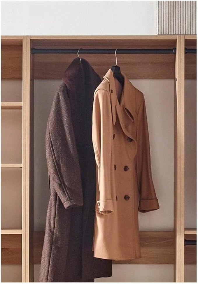 Maykoosh Closet System Organizer - Customizable Walk-in Wardrobe Storage Oak/Model ECA 3 Closet
