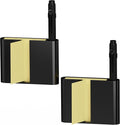 2Pack Acrylic Sticky Note Dispenser, Magnetic Sticky Note Holder for Post It Notes, 3 x 3 Inch Sticky Note Pen Organizer for Office Home Classroom, Black