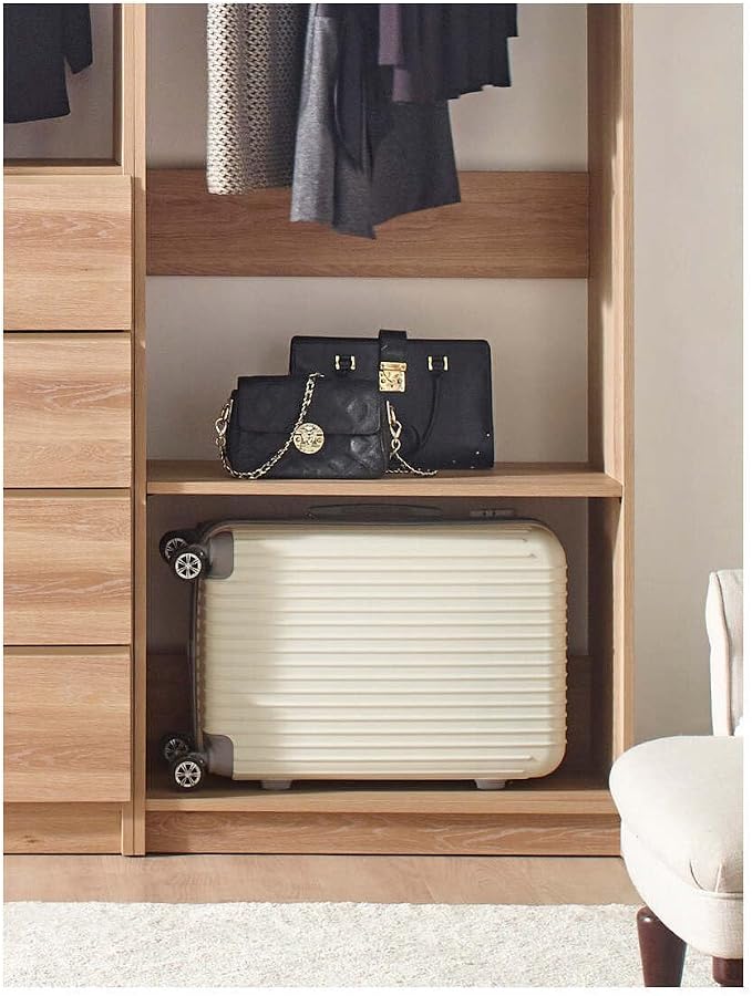 Maykoosh Closet System Organizer - Customizable Walk-in Wardrobe Storage Oak/Model EDB 3 Closet