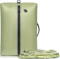 BAGAIL TPU Vacuum Bag for Travel, Reusable Compression Bag with IPX8 Waterproof Zipper, Save Space for Suitcase, Backpack and Carry on (Green, Large, No Pump)