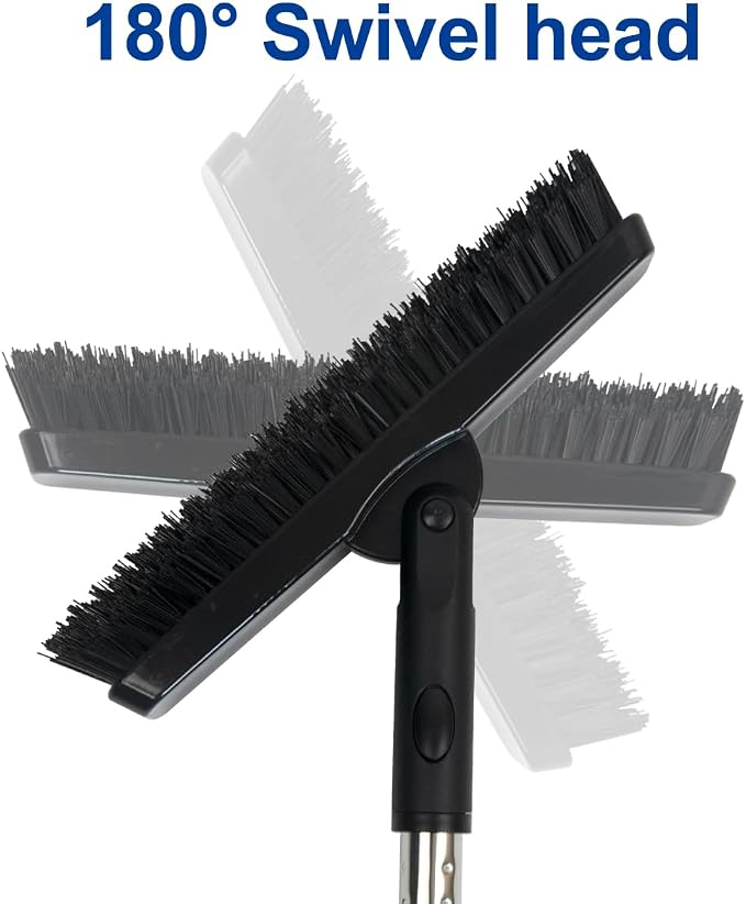 CELOX Grout Cleaner for Tile Floors, Shower Tile Floor Scrubber for Cleaning Baseboard Bathroom, Black