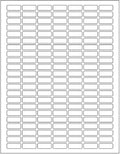 Royal Green Printable White Rectangular Label Stickers - 1x0.375 Inches, 1108 Pack - Laser & Inkjet Friendly Price Tags for Organizing With Extra Color Sticky Labels
