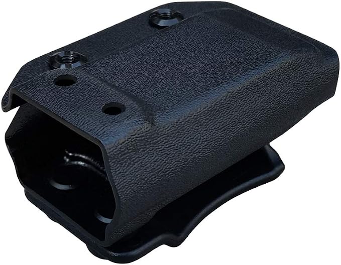 POLE.CRAFT IWB/OWB Magazine Holster Kydex - Mag Carrier Fits: 9mm .40 Double Stack / 9mm .40 Single Stack - P365 1911 Glock 19 19X 17 26 27 28 43 22 23 25 26 27 31 32 33 34 35 37 38 Glock43X .. Mag