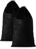 2 Pcs Shoe Bags for Travel, Large Boot Bag, Black Beauty, 21.2x13.3 Inch | Washable & Reusable Travel Shoe Bags, Dustproof Shoe Bags with Drawstring Closure, Suitable for Travel, Home Storage