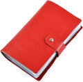 boshiho Leather Credit Card Holder Business Card Case Book Style 90 Count Name ID Card Holder Book