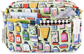 E-WEICHEN Multiple Pockets Portfolio Organizer with Zippered, Makeup Bag Travel Essentials for Women, Simple Waterproof Stationery Pencil Pouch Bag for Journal Office Art Supplies.Green Wash