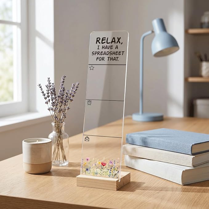 Sticky Notes Monitor Memo Board I Have A Spreadsheet for that Funny Office Quote Message Board Portable Sticky Note Holder with 200 Sheets Sticky Notes Humorous Desk Decor and Gift