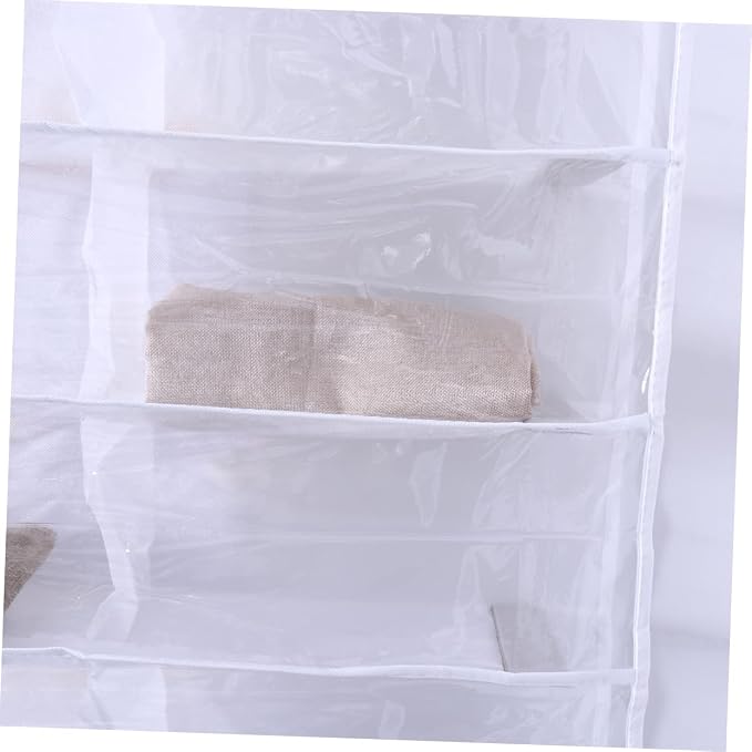 over the Door Shoe Organizer 26 Large Pockets Hanging Shoe Holder for Closet Shoes Storage Rack for Slippers Belts Scarves with Hooks 21.65 X 6.29 X 1.96 in