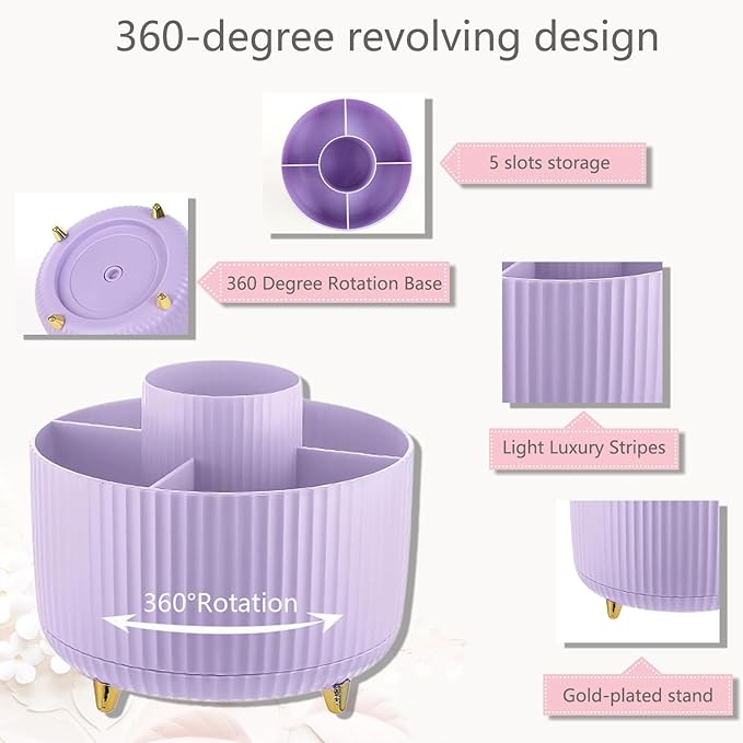 Office Supplies,Desk Accessories,with Stapler,Tape Dispenser,Staple Remover,Scissor,Ballpoint Pen,Sticky Notes,Clear Tape,Staples,Desk Organizer,Phone Stand,Binder,Index Tabs,Best Gift Set(Purple)