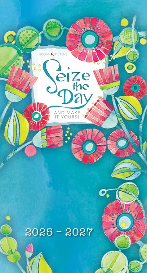 2026 Pocket Planner: 2-Year-Plus Monthly Pocket Calendar Planner (24-Month): January 2026 - December 2027, 6.5" x 3.5", Seize The Day and Make it Yours by Robin Pickens