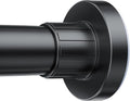 Ausemku Shower Curtain Rod 32-94 Inch Adjustable - 1 Inch Diameter Heavy Duty No drill Spring Tension Shower Rod, Non-Slip Rustproof Telescopic Rod for Bathroom, Black