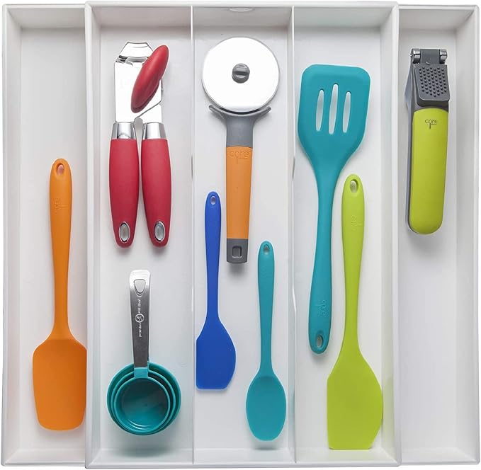 Dial Industries Expandable Silverware Drawer Organizer, Large Utensils
