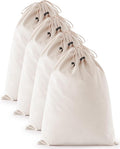 4 Pcs Shoe Bags for Travel, Dust Velvet Bags, Beige, 17.3x12.6 Inch | Washable & Reusable Travel Shoe Bags, Dustproof Shoe Bags with Drawstring Closure, Suitable for Travel, Home Storage