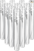 FANDAMEI Mini Clear Spray Bottle, 10 Pack 8ml Mini Plastic Spray Bottle Empty, Fine Mist Refillable Mini Perfume Bottle, Perfume Atomizer, Small Empty Sample Containers, Plastic Portable Travel Bottle