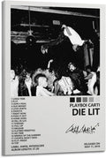 OrdaLi Playboi Carti Die Lit Canvas Poster, Wall Art, Living & Bedroom Decor (20x30in/50x75cm) Frame-style