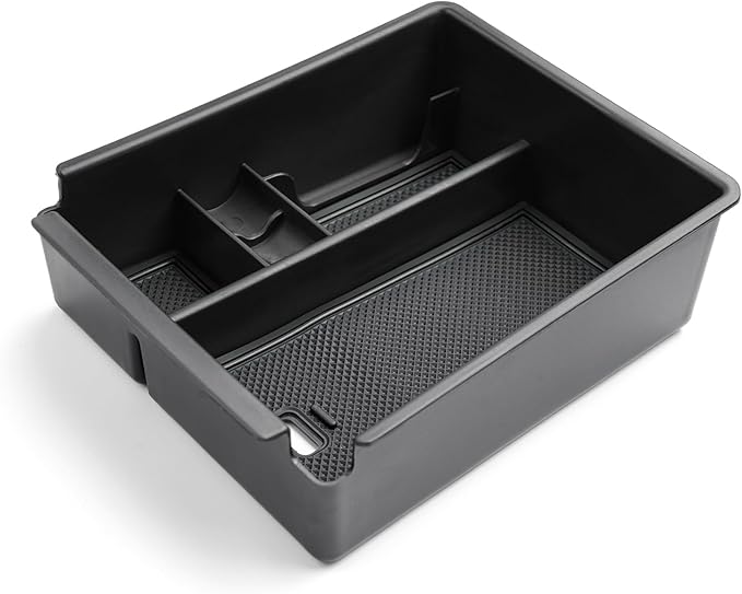 CDEFG for 2025 2026 Hyundai Tucson Center Console Organizer for 2025 2026 Hyundai Tucson (SE/SEL/XRT) Accessories Middle Console Armrest Storage Box(Not for PHEV/Limited/N-Line Models)