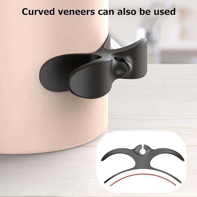 Nearockle Cord Organizer for Appliances, 5 Pack Upgraded Cord Holder Cord Winder Stick Firmly on Kitchen Mixer, Blender, Coffee Maker, Pressure Cooker, Air Fryer and Small Appliances(Black)